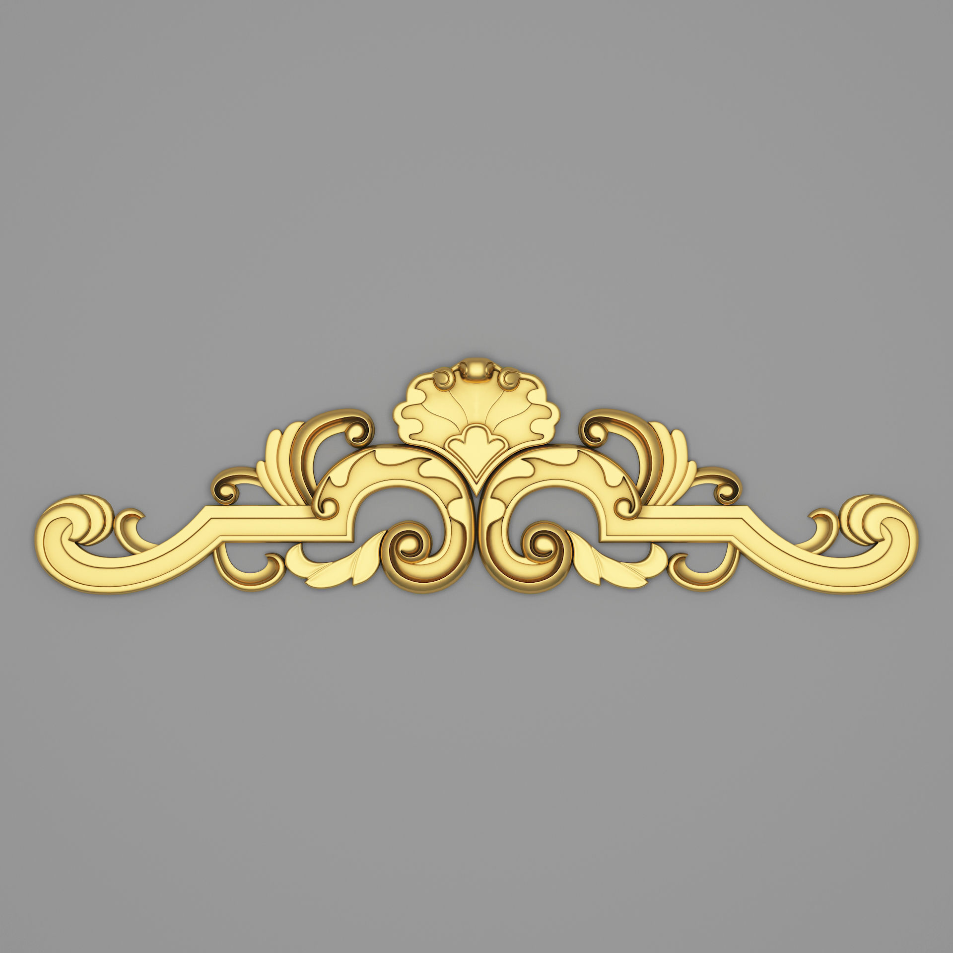 Classic Carved 013 3D model_1