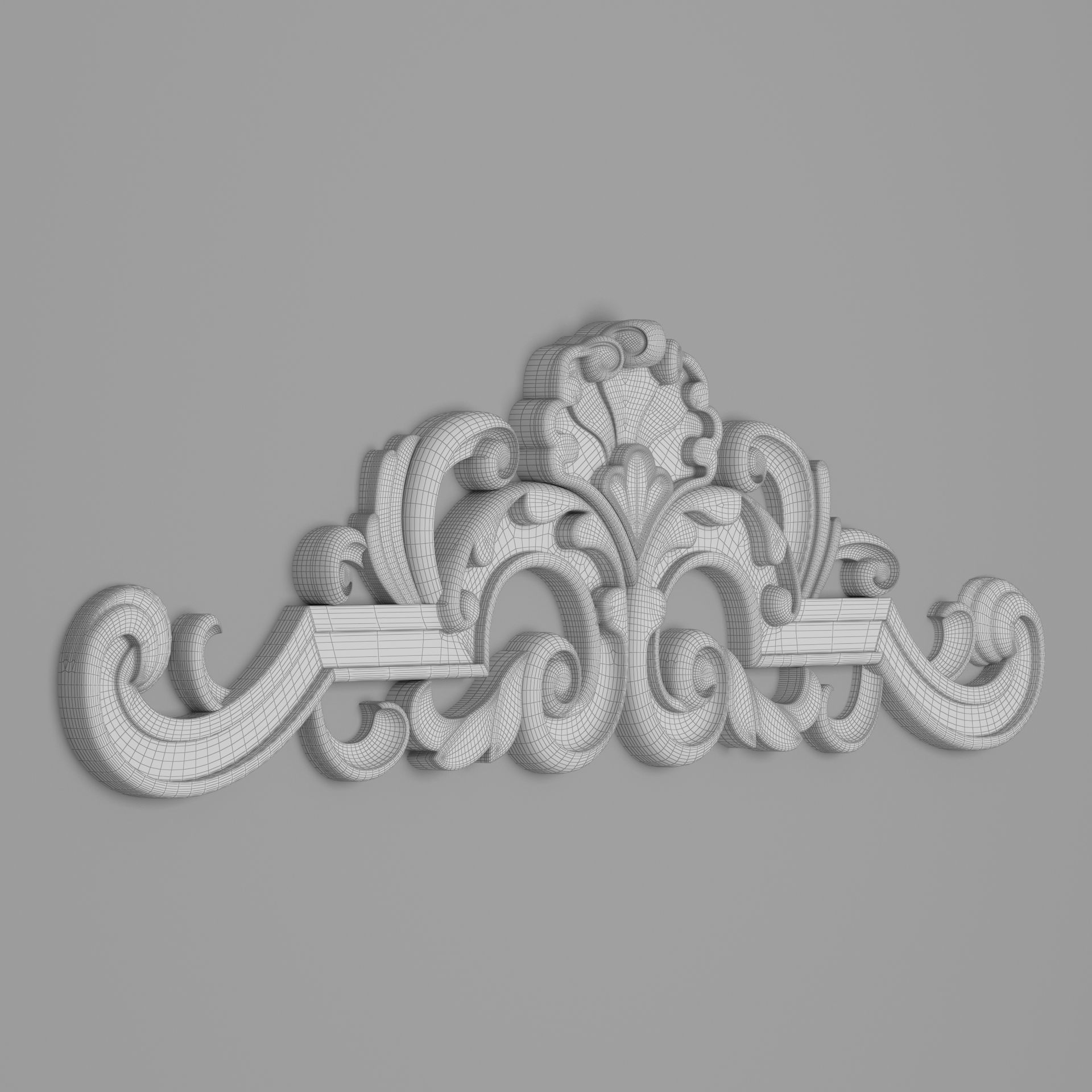 Classic Carved 013 3D model_9