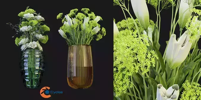 Collection plant vol 189 - blender model