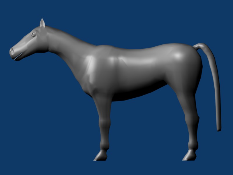 Horse Free 3D model_1