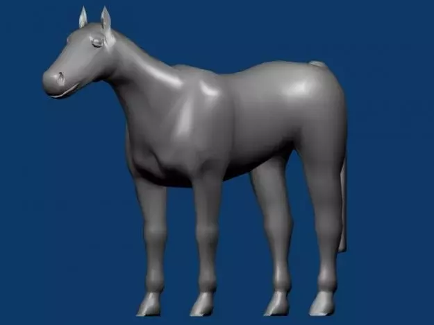 Horse Free 3D model_0