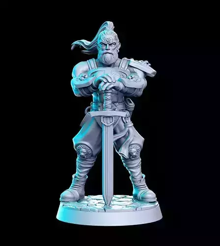 Edge Master Soul Calibur Blade PS game 32mm Pre-supported