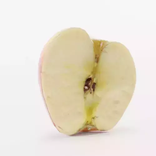 Half Bicolor Apple Photoscan Free low-poly 3D model