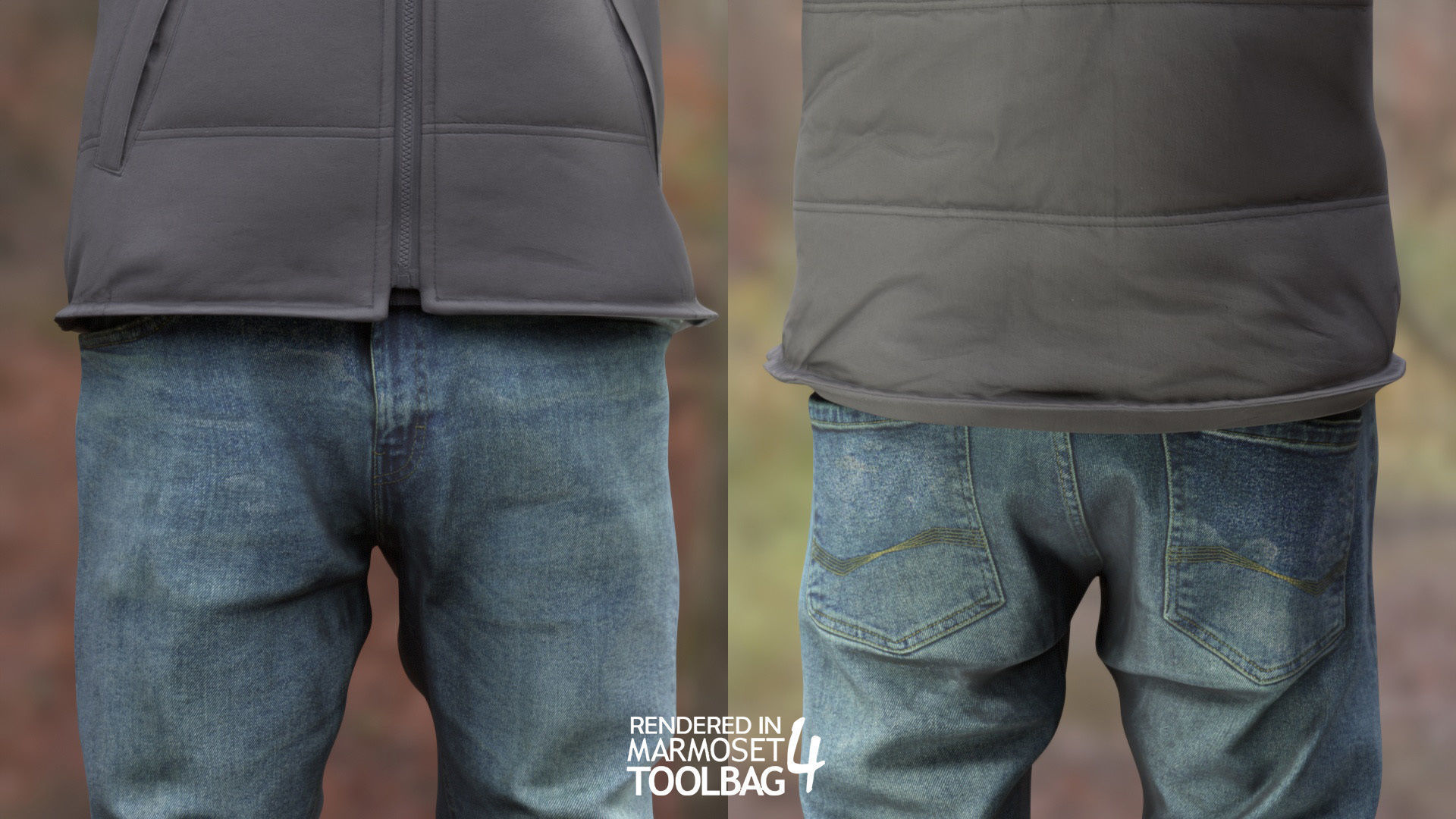 Man - Autumn Outfit 5 - Modular - Rigged Low-poly 3D model_13