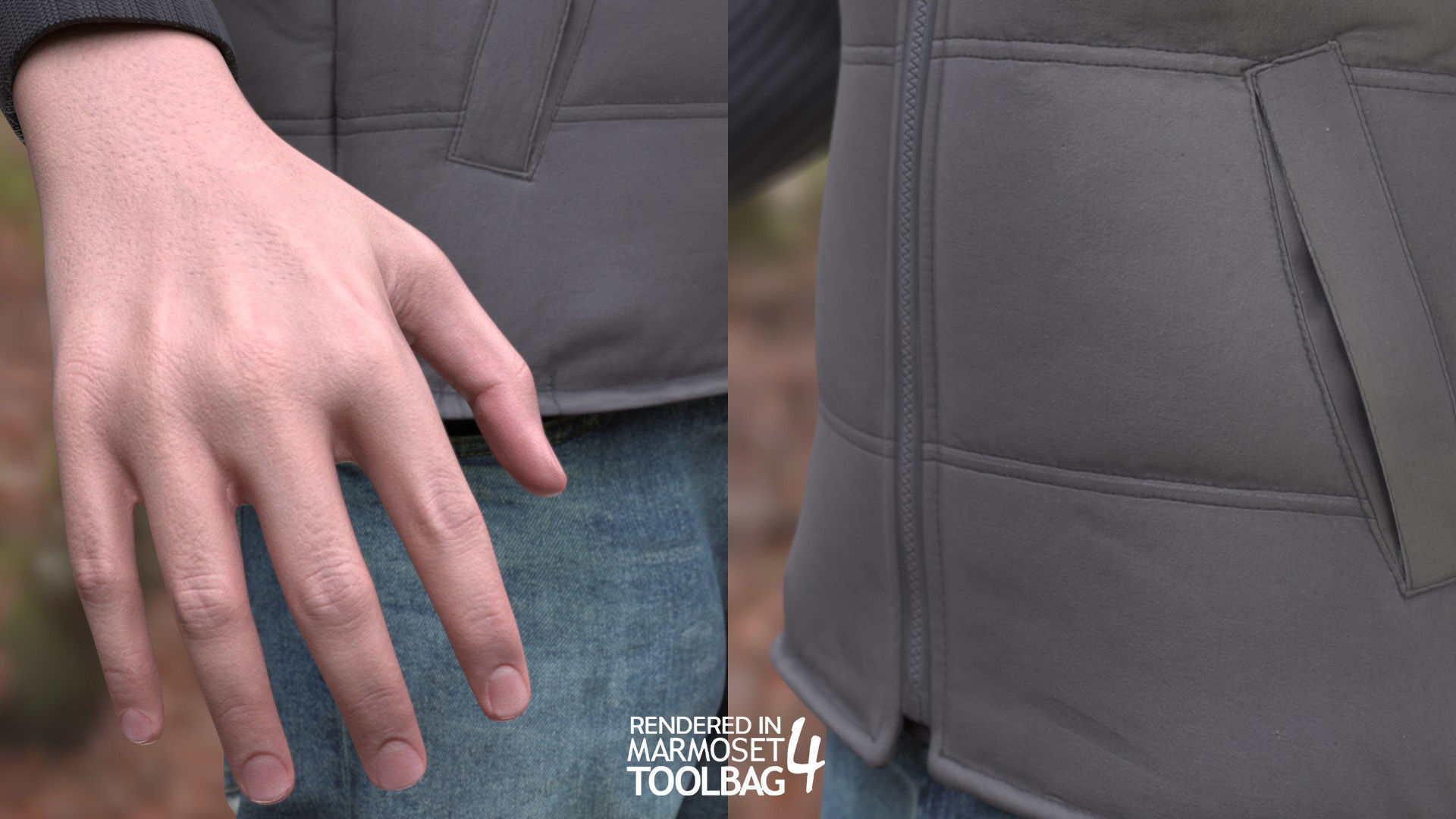 Man - Autumn Outfit 5 - Modular - Rigged Low-poly 3D model_15