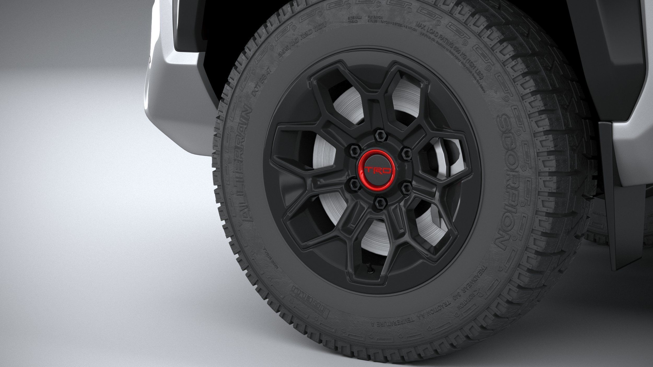 Toyota Tacoma TRD 2024 3D model_16