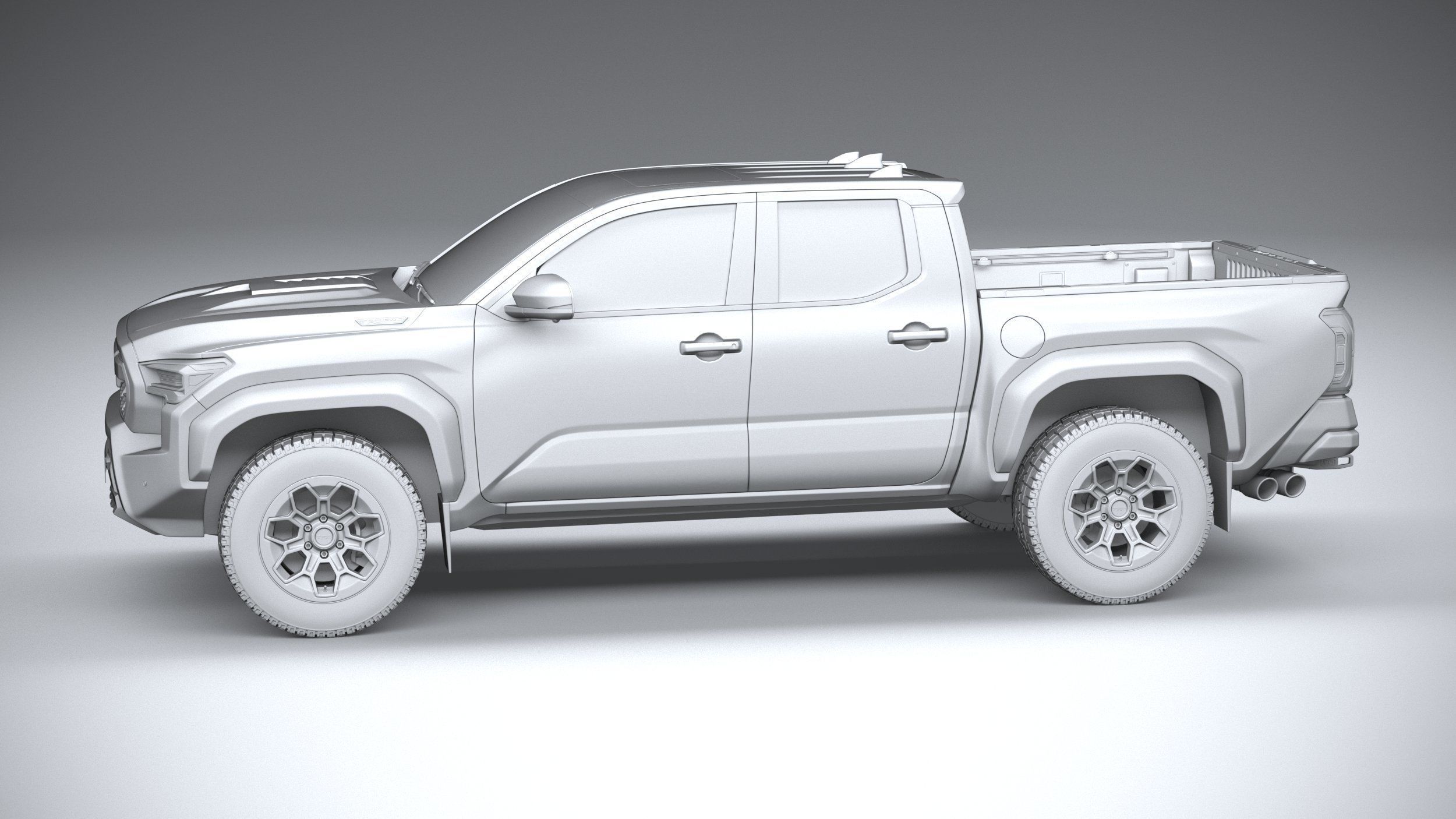 Toyota Tacoma TRD 2024 3D model_22