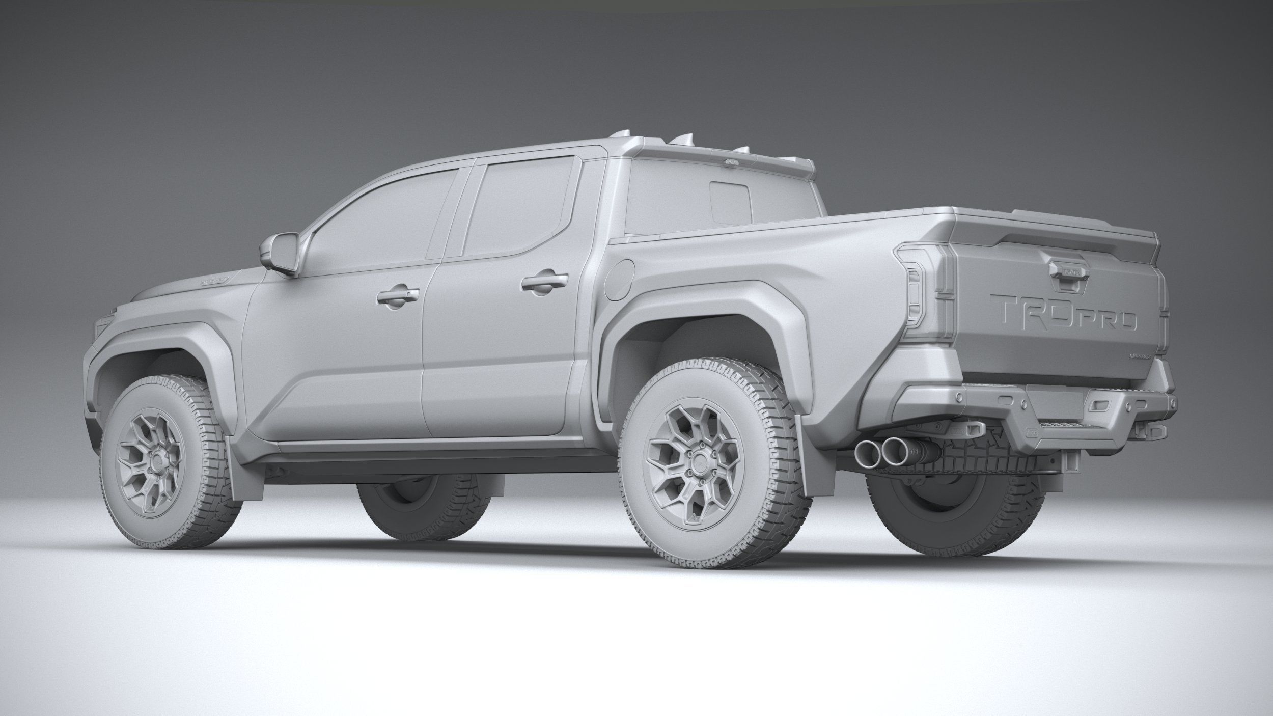 Toyota Tacoma TRD 2024 3D model_21