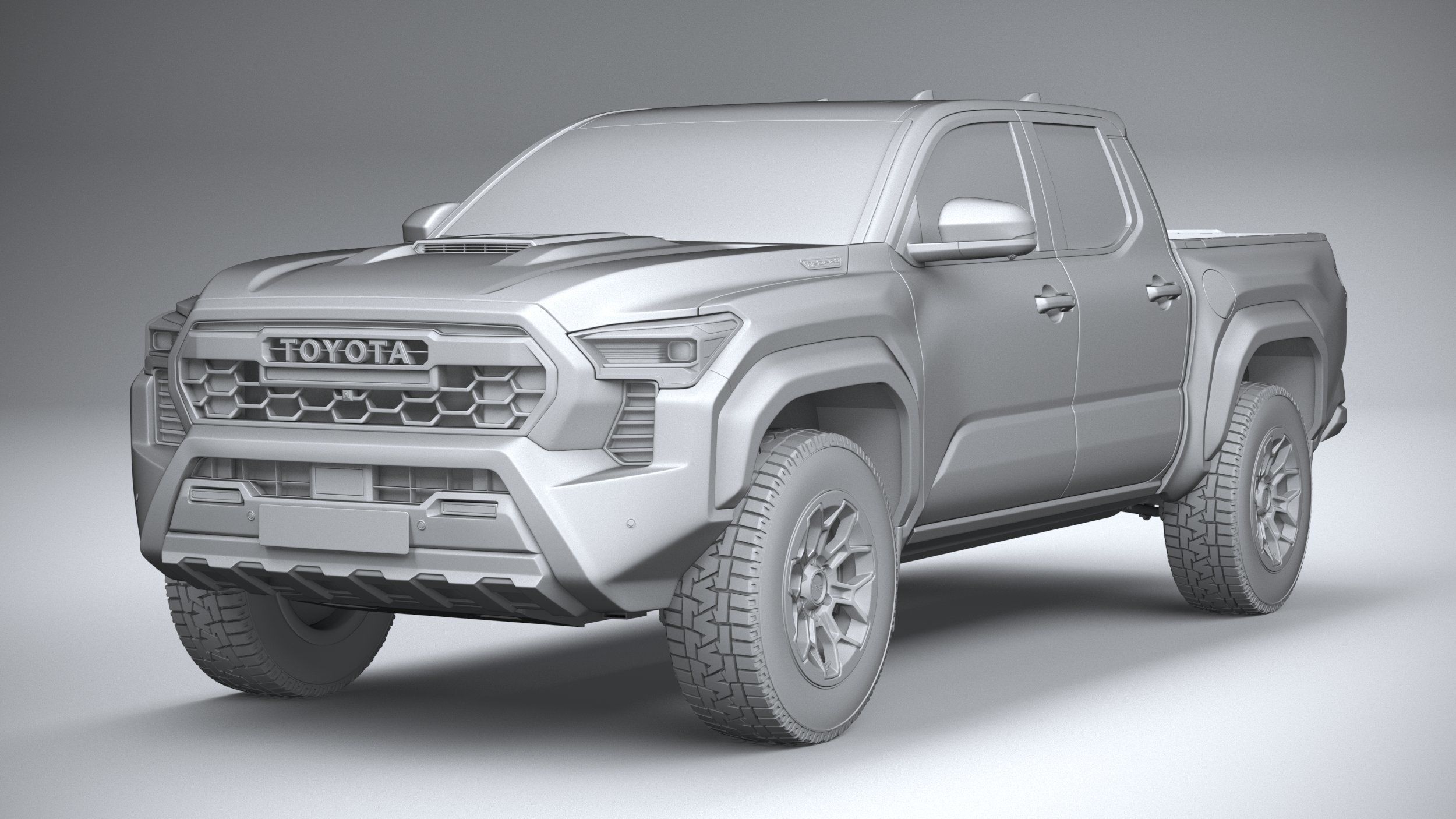 Toyota Tacoma TRD 2024 3D model_20