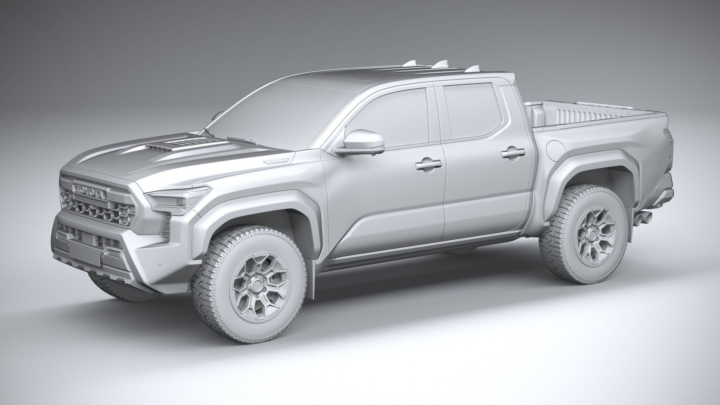 Toyota Tacoma TRD 2024 3D model_19