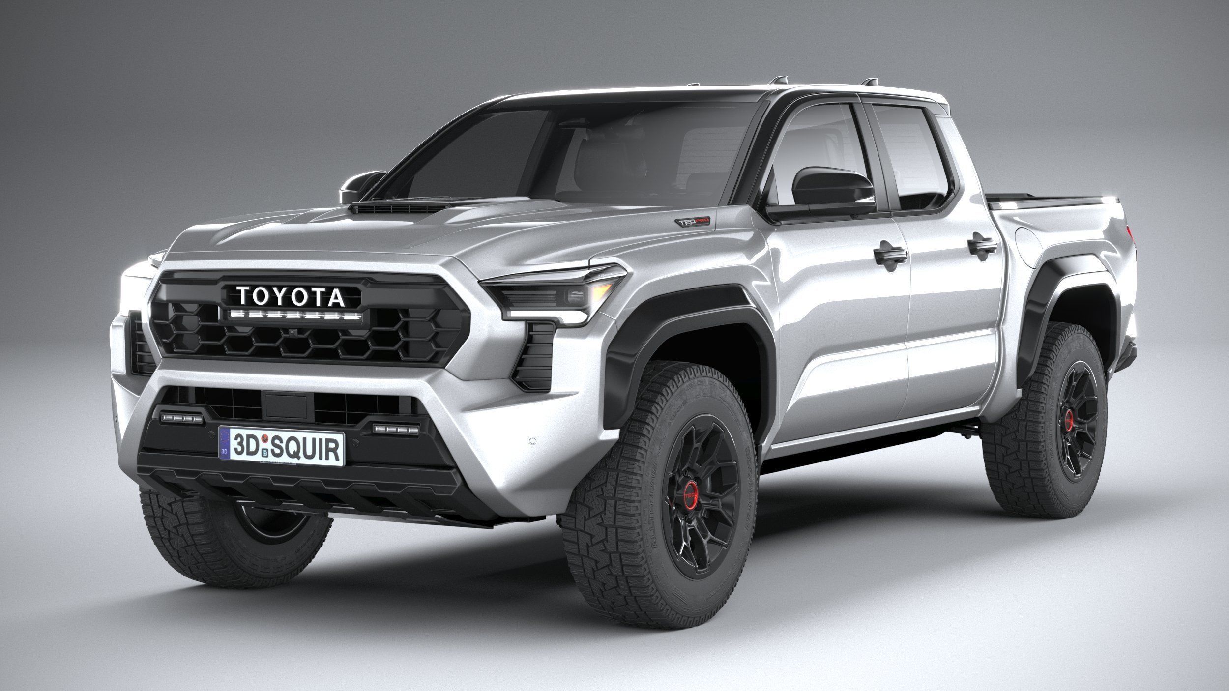 Toyota Tacoma TRD 2024 3D model_2
