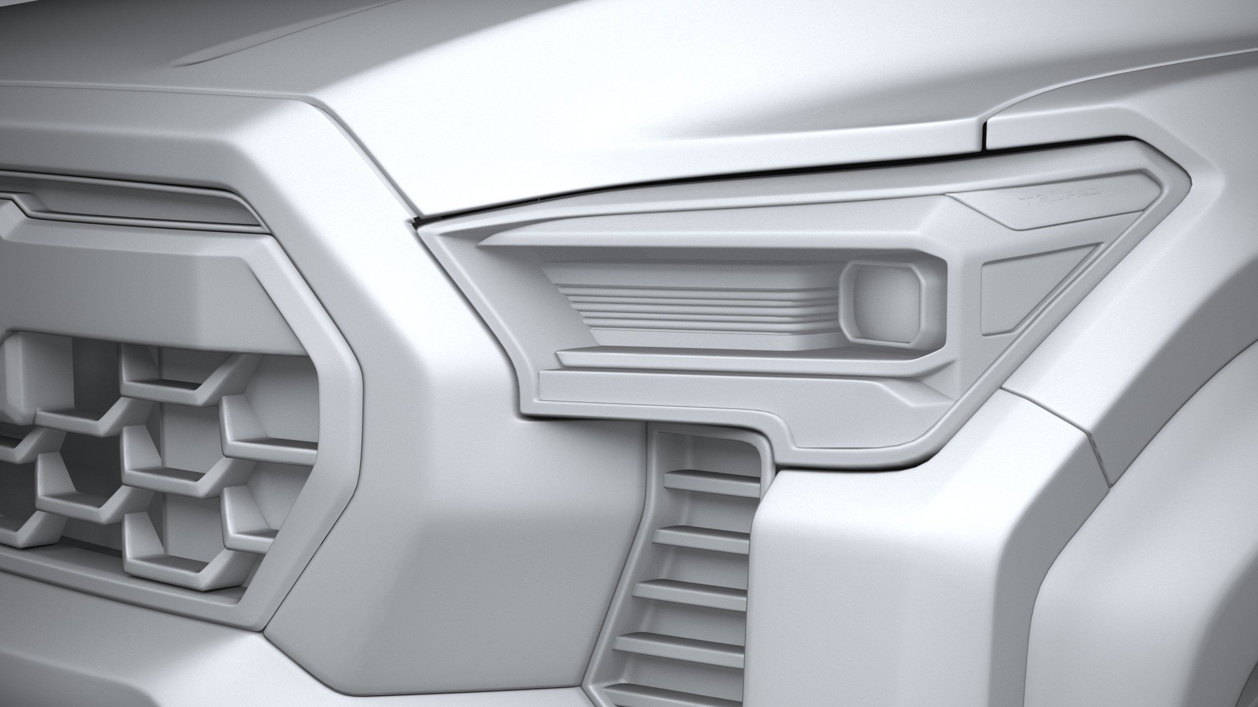 Toyota Tacoma TRD 2024 3D model_23