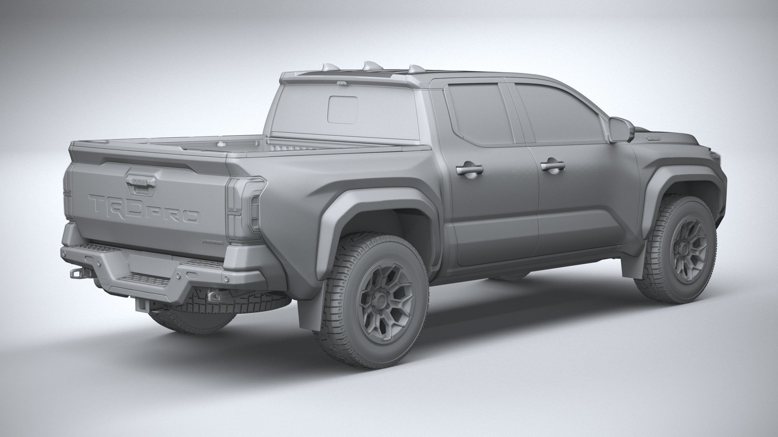 Toyota Tacoma TRD 2024 3D model_25