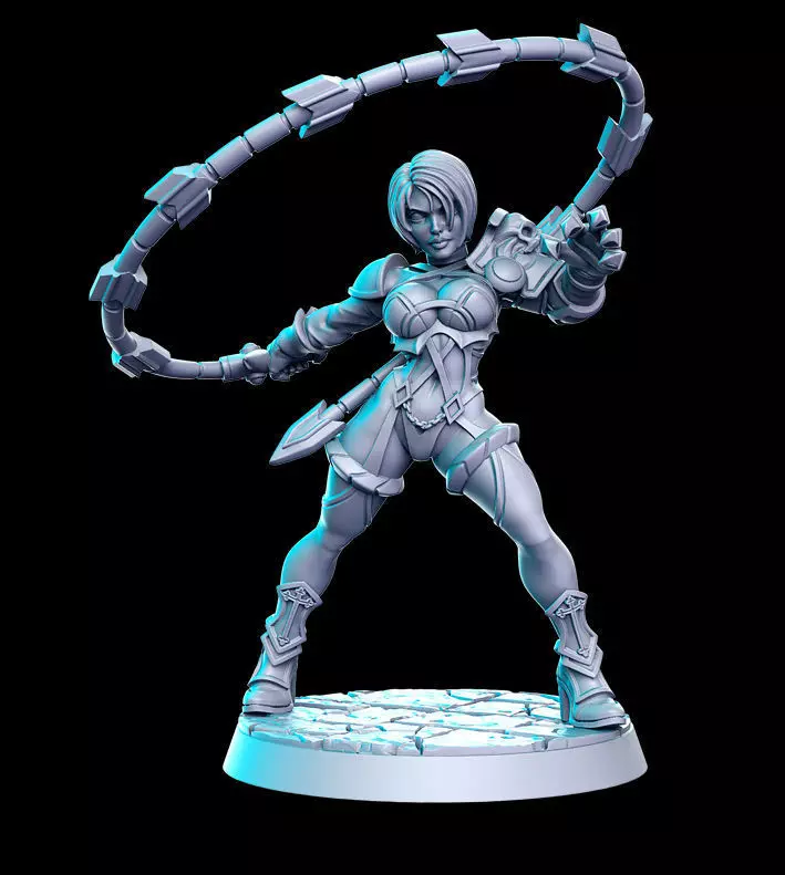 Ivy Soul Calibur Blade PS game 32mm Pre-supported 3D print model_0