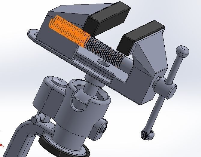 Multiangle Vise Clamp 3D print model_3