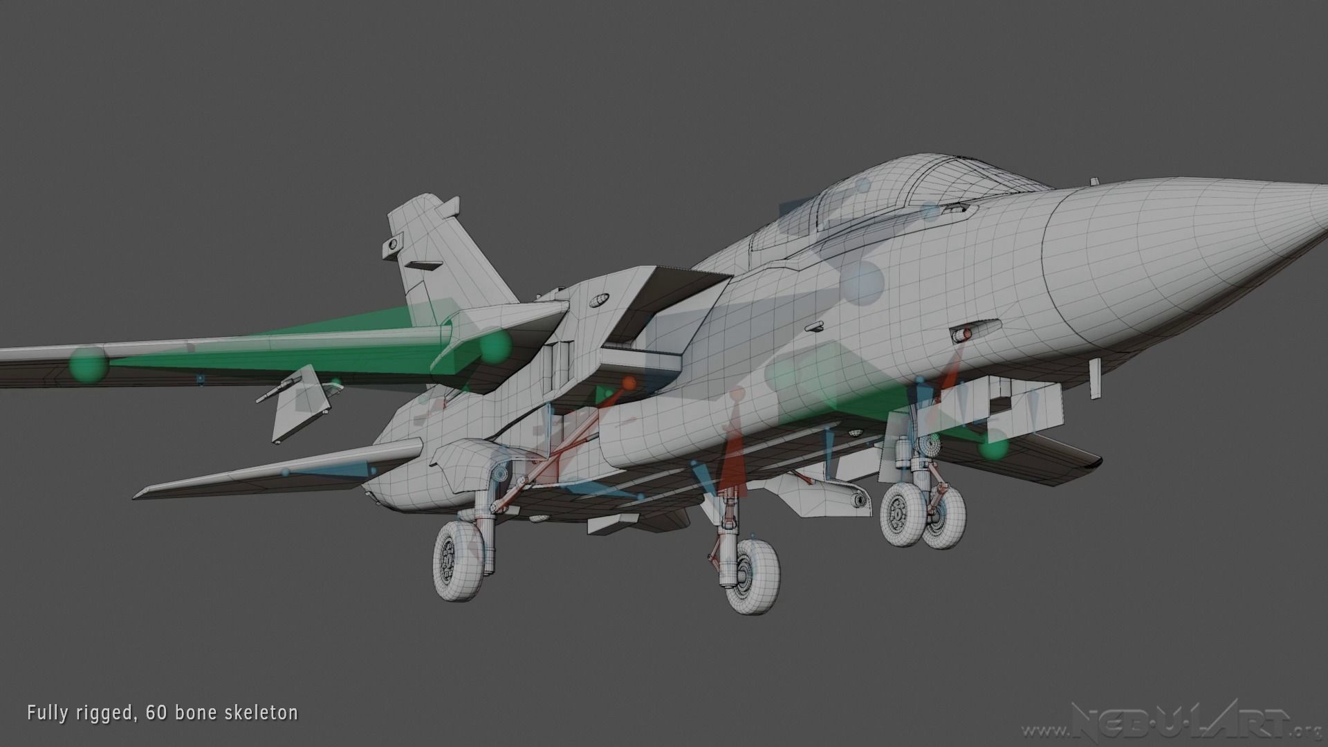 Panavia Tornado ADV F3 3D model_9