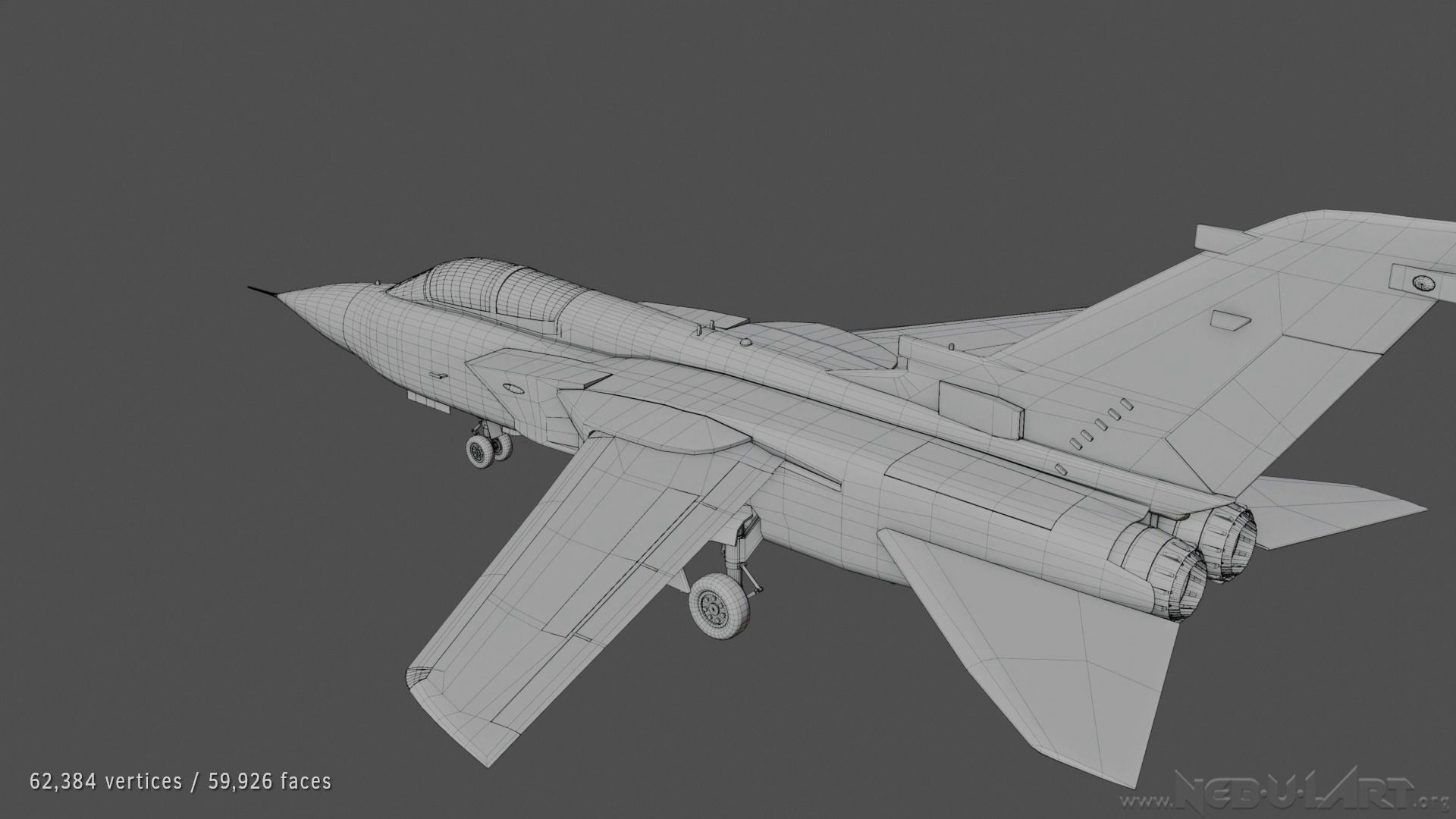 Panavia Tornado ADV F3 3D model_8