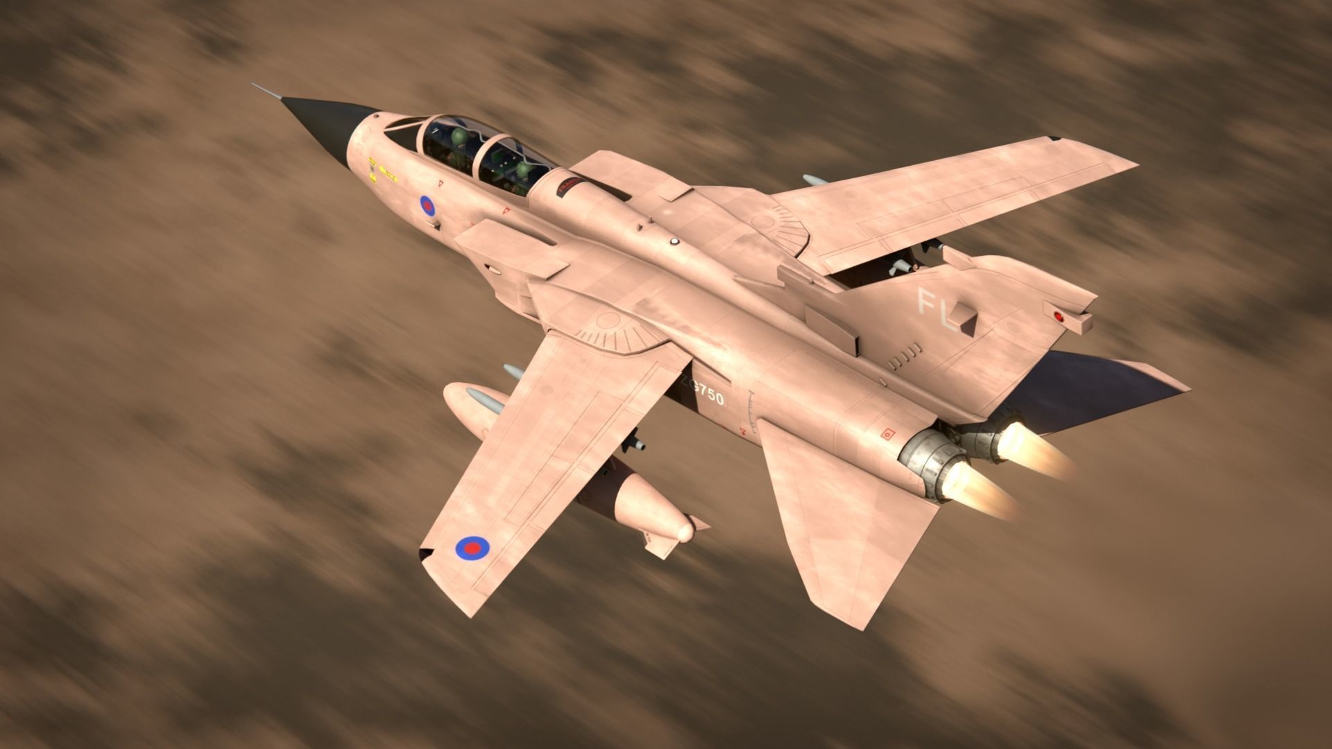 Panavia Tornado ADV F3 3D model_4