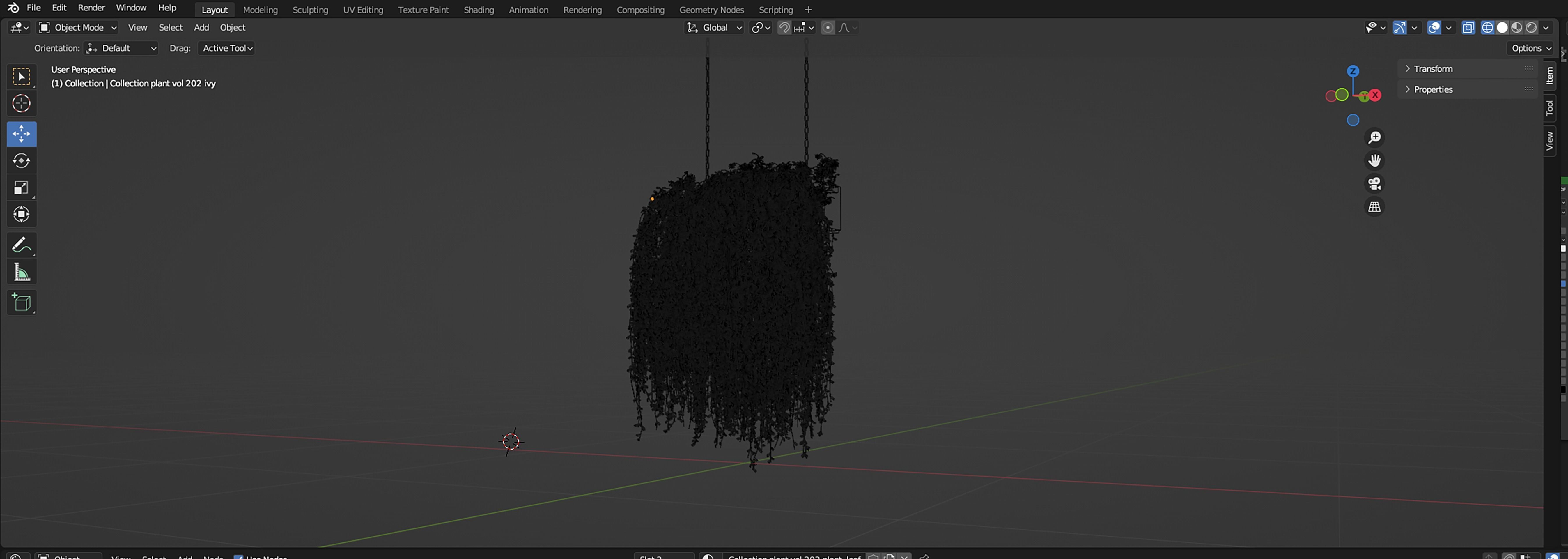Collection plant vol 202 - blender model  3D model_7