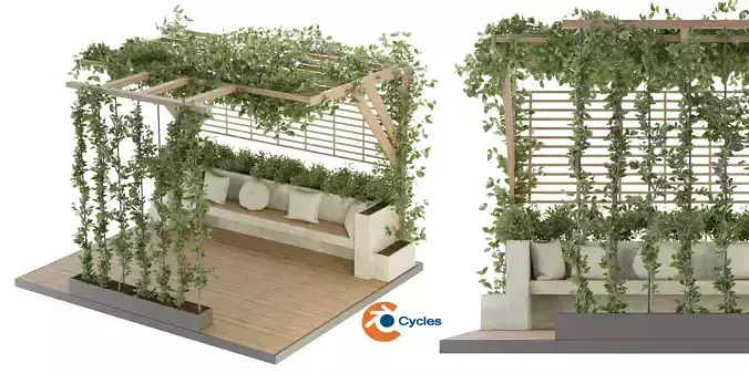 Collection plant vol 205 - blender model 