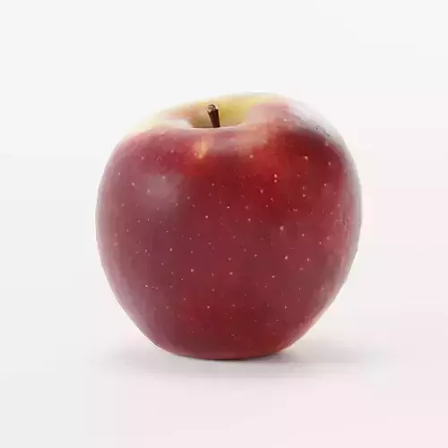 Bicolor Apple Photoscan Low Poly