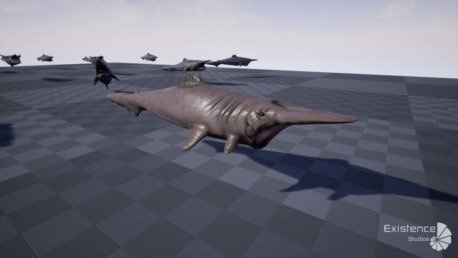 The Shark Goblin - fish - Ocean predator - Fish 3d model 9 Low-poly 3D model_21