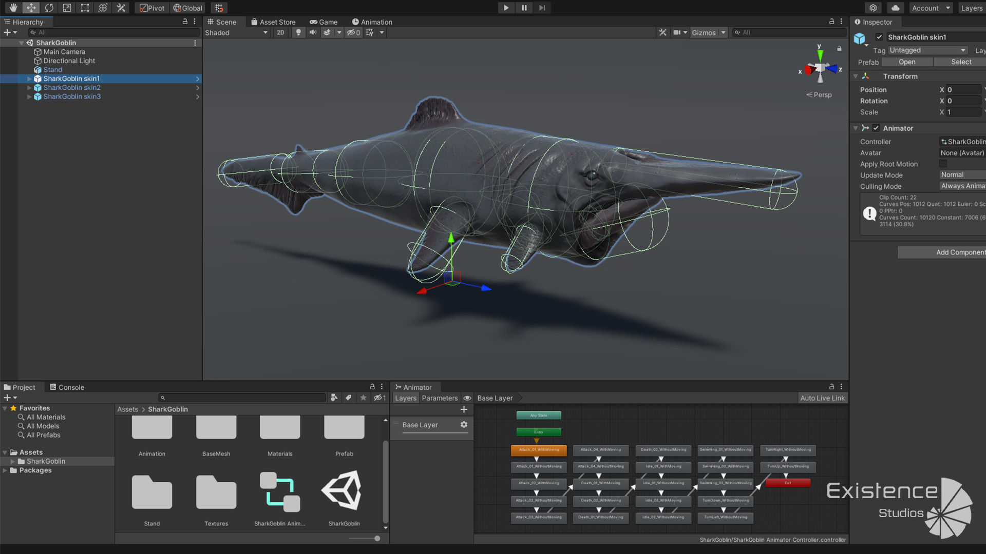 The Shark Goblin - fish - Ocean predator - Fish 3d model 9 Low-poly 3D model_10