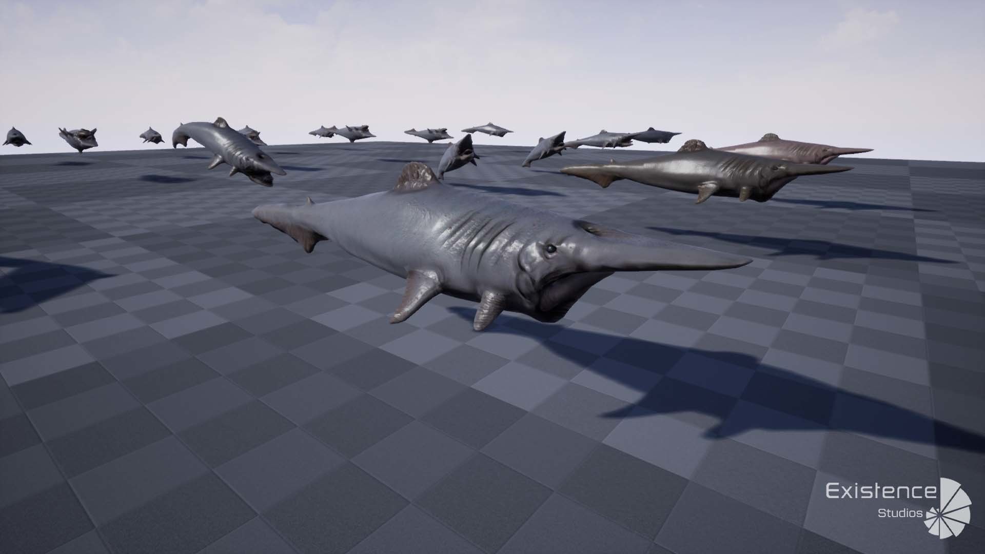 The Shark Goblin - fish - Ocean predator - Fish 3d model 9 Low-poly 3D model_20