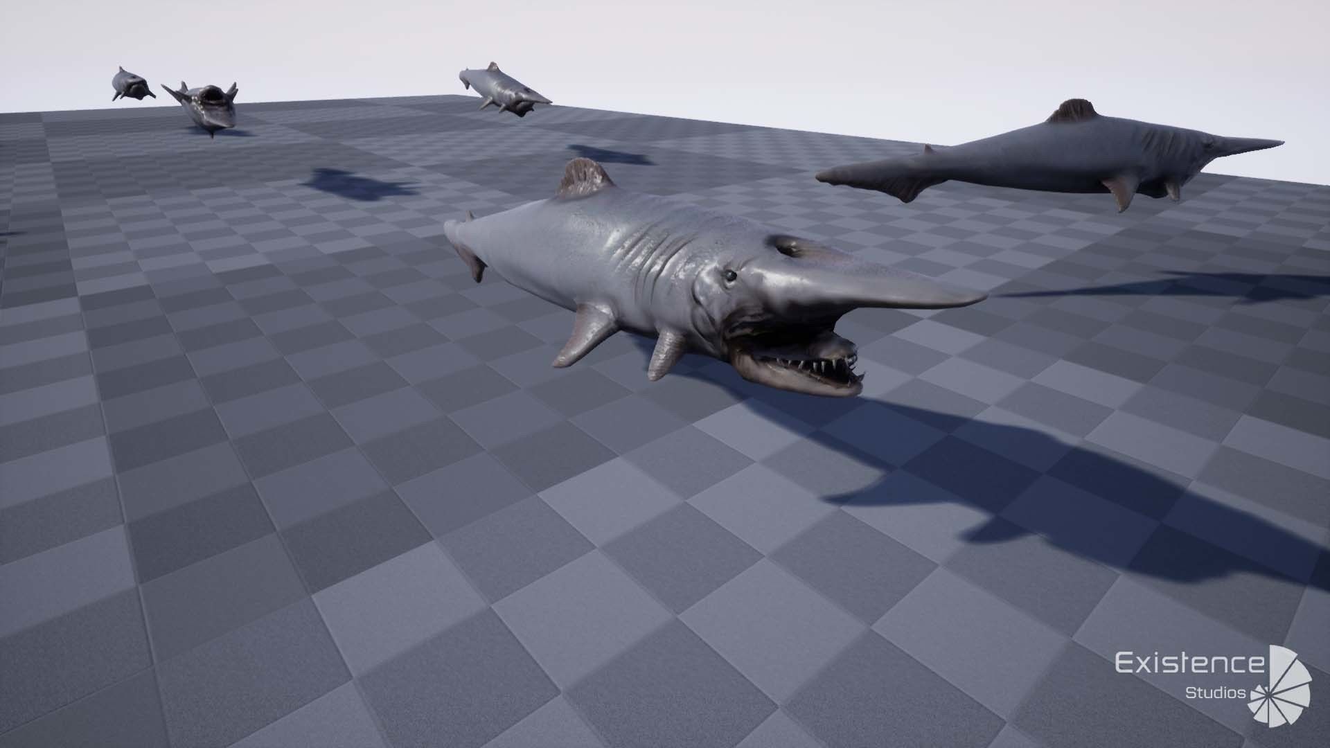 The Shark Goblin - fish - Ocean predator - Fish 3d model 9 Low-poly 3D model_22