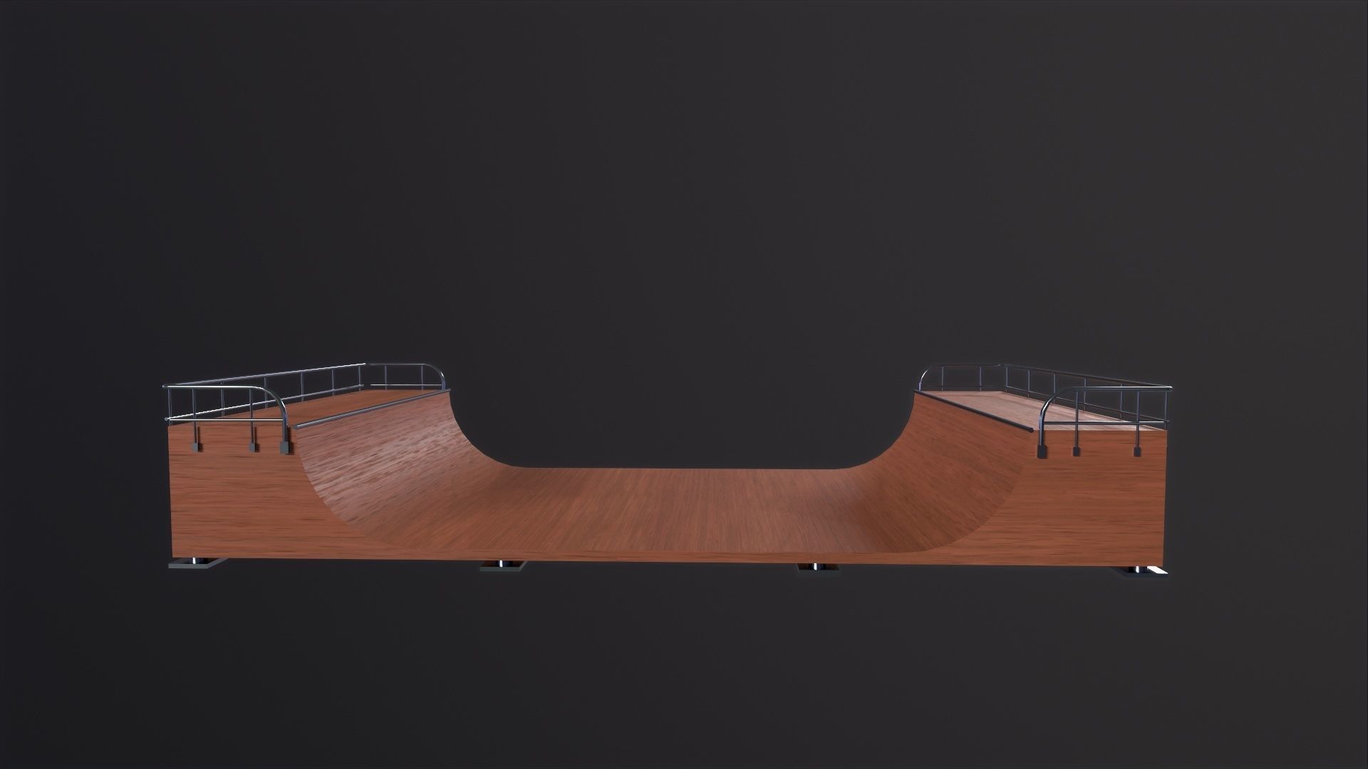 Skate Park 3D Model Low-poly 3D model_3