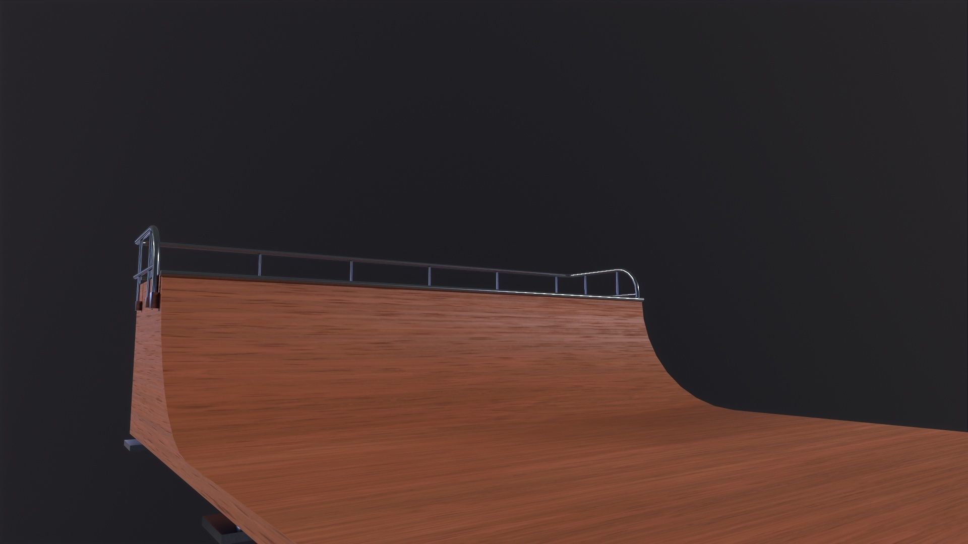 Skate Park 3D Model Low-poly 3D model_4