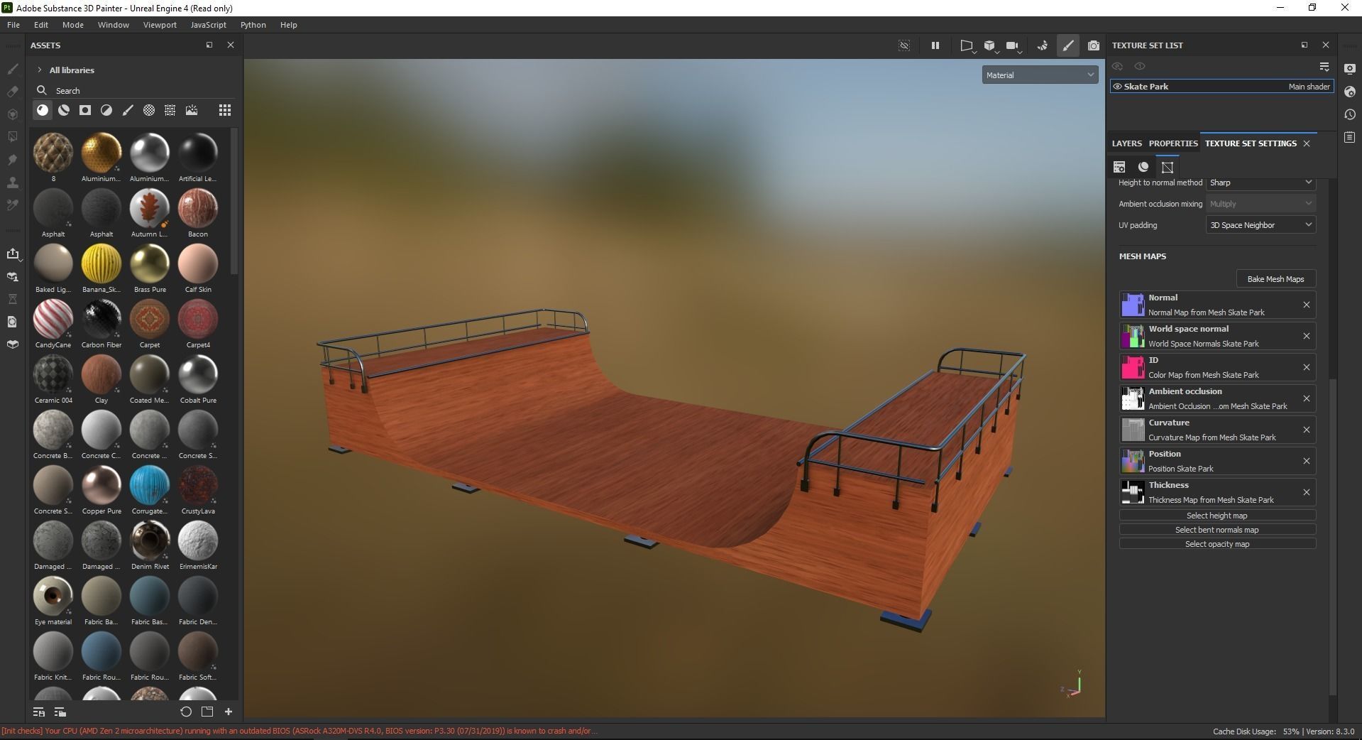 Skate Park 3D Model Low-poly 3D model_6