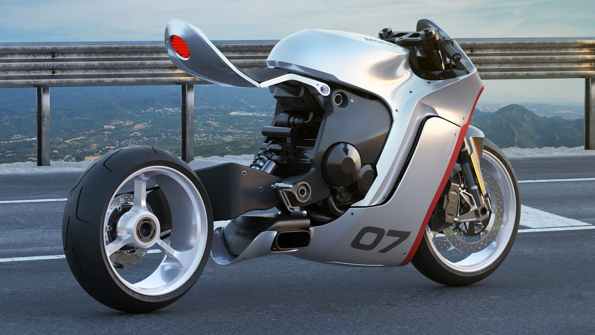 Concept Motorcycle Mono Racr 3D model_6