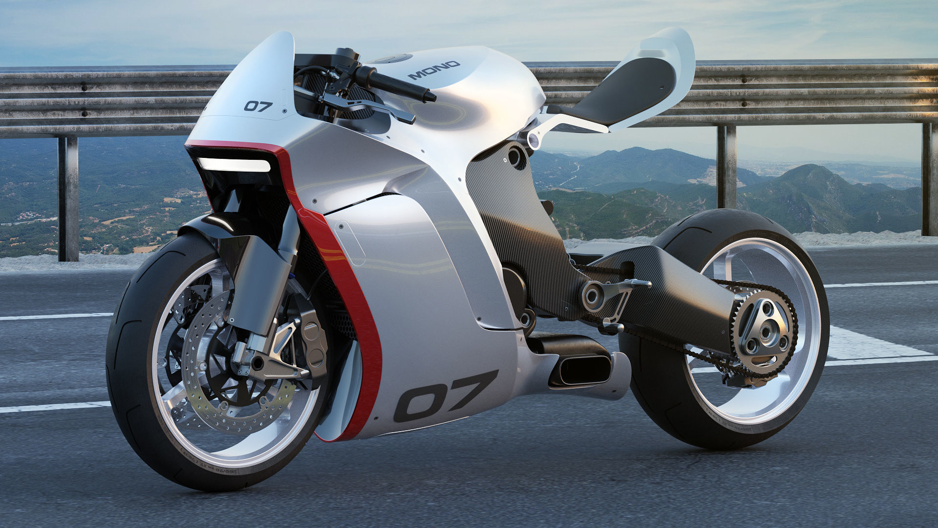 Concept Motorcycle Mono Racr 3D model_5