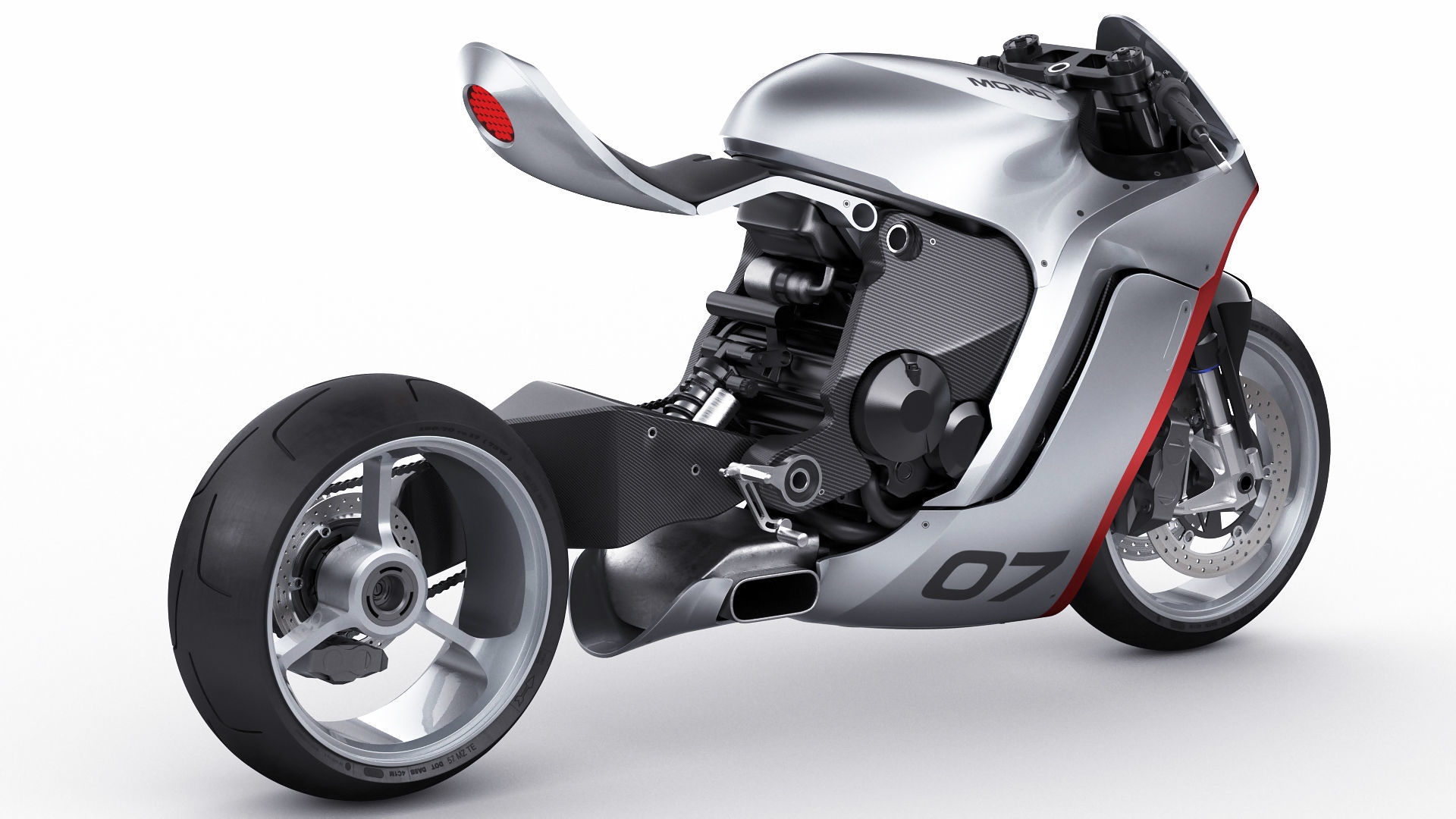 Concept Motorcycle Mono Racr 3D model_3
