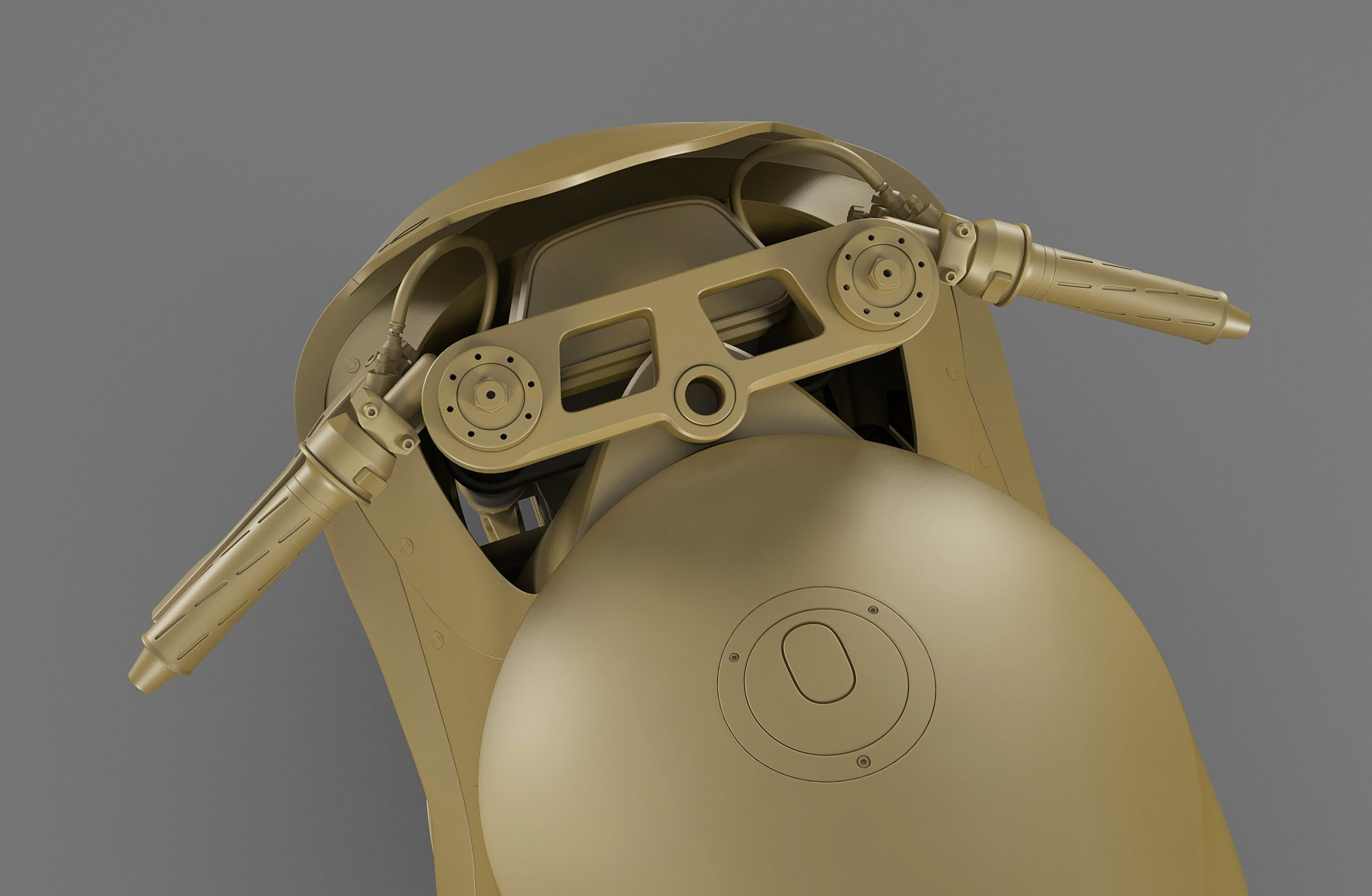 Concept Motorcycle Mono Racr 3D model_30