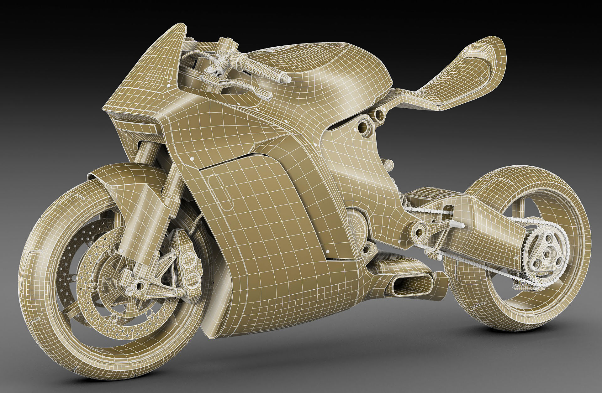 Concept Motorcycle Mono Racr 3D model_31