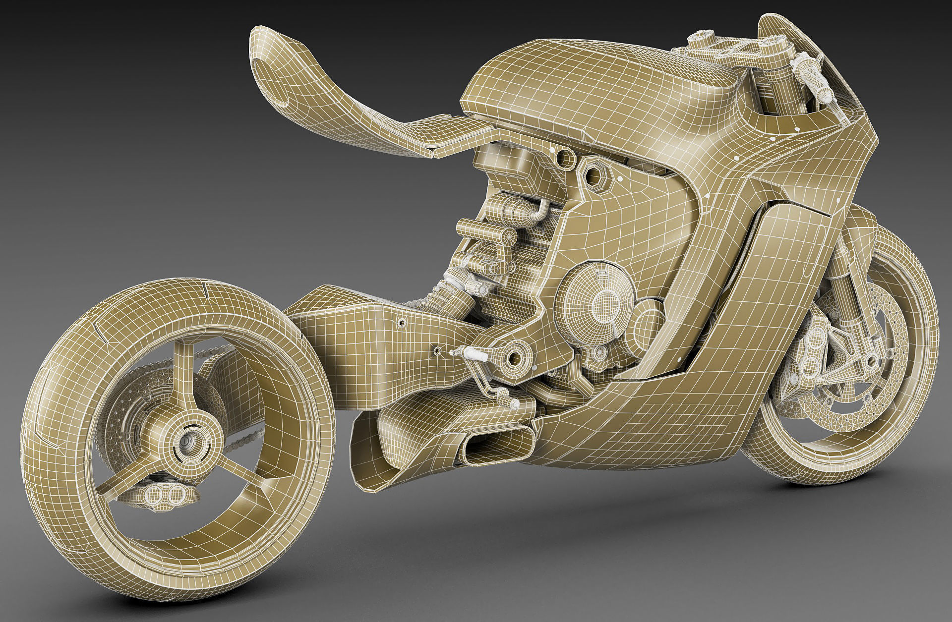 Concept Motorcycle Mono Racr 3D model_32