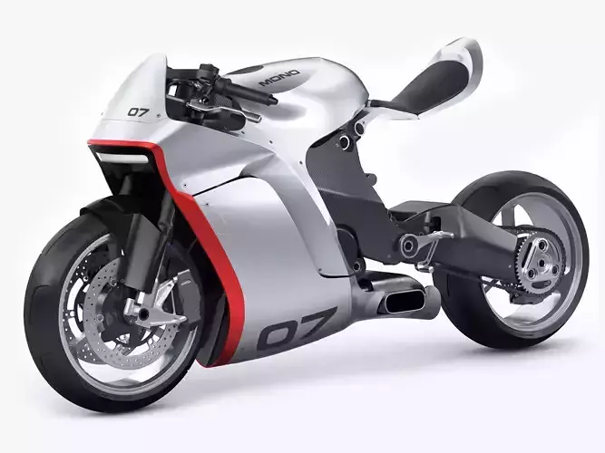 Concept Motorcycle Mono Racr 3D model