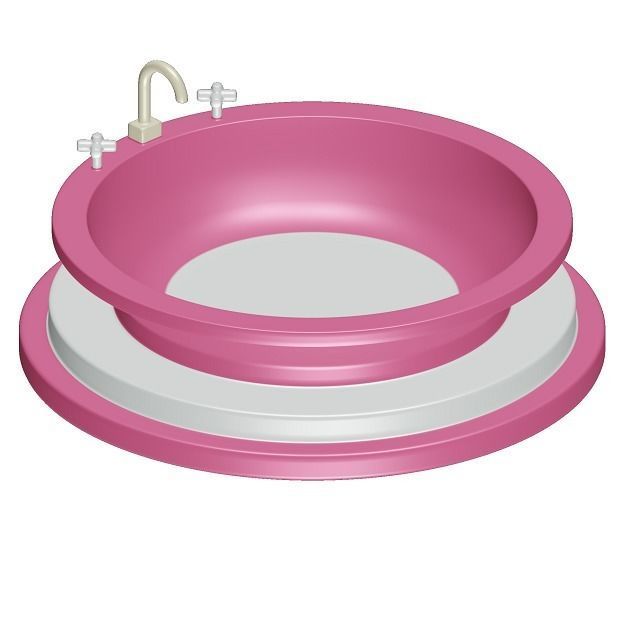 Kids Bath Tub Toy 3D model_2