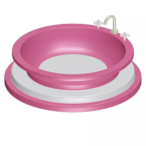 Kids Bath Tub Toy 3D model_0