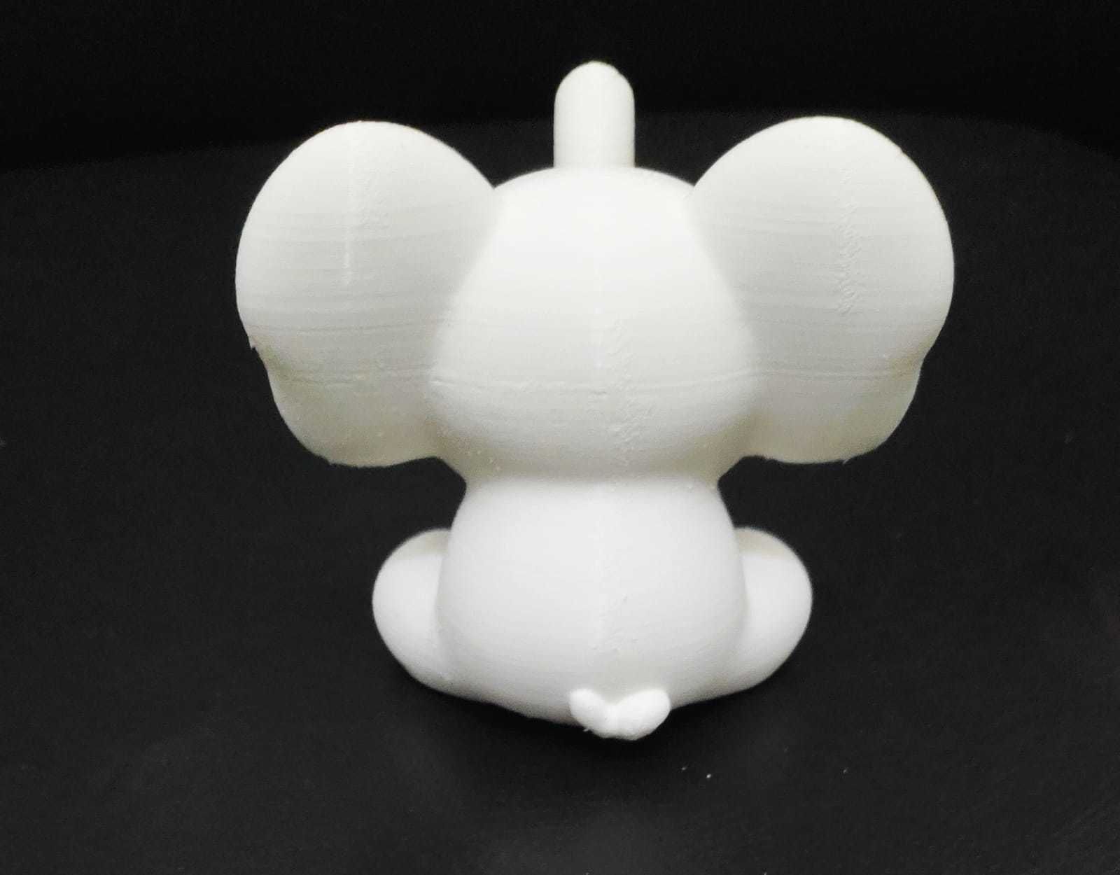 Elephant Ring Holder 3D print model_8