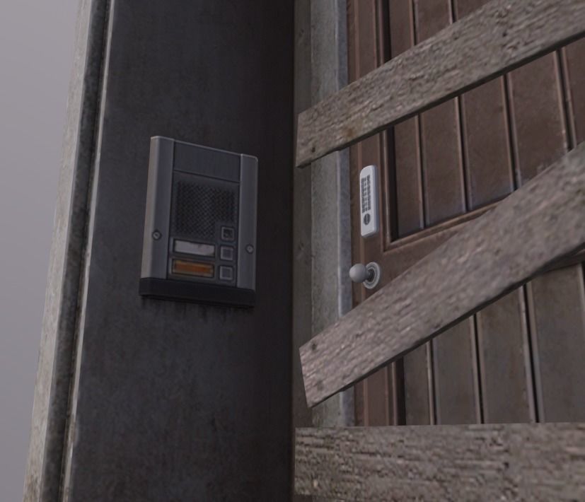 Shopfront Brooklyn Double Alcove Low-poly 3D model_4