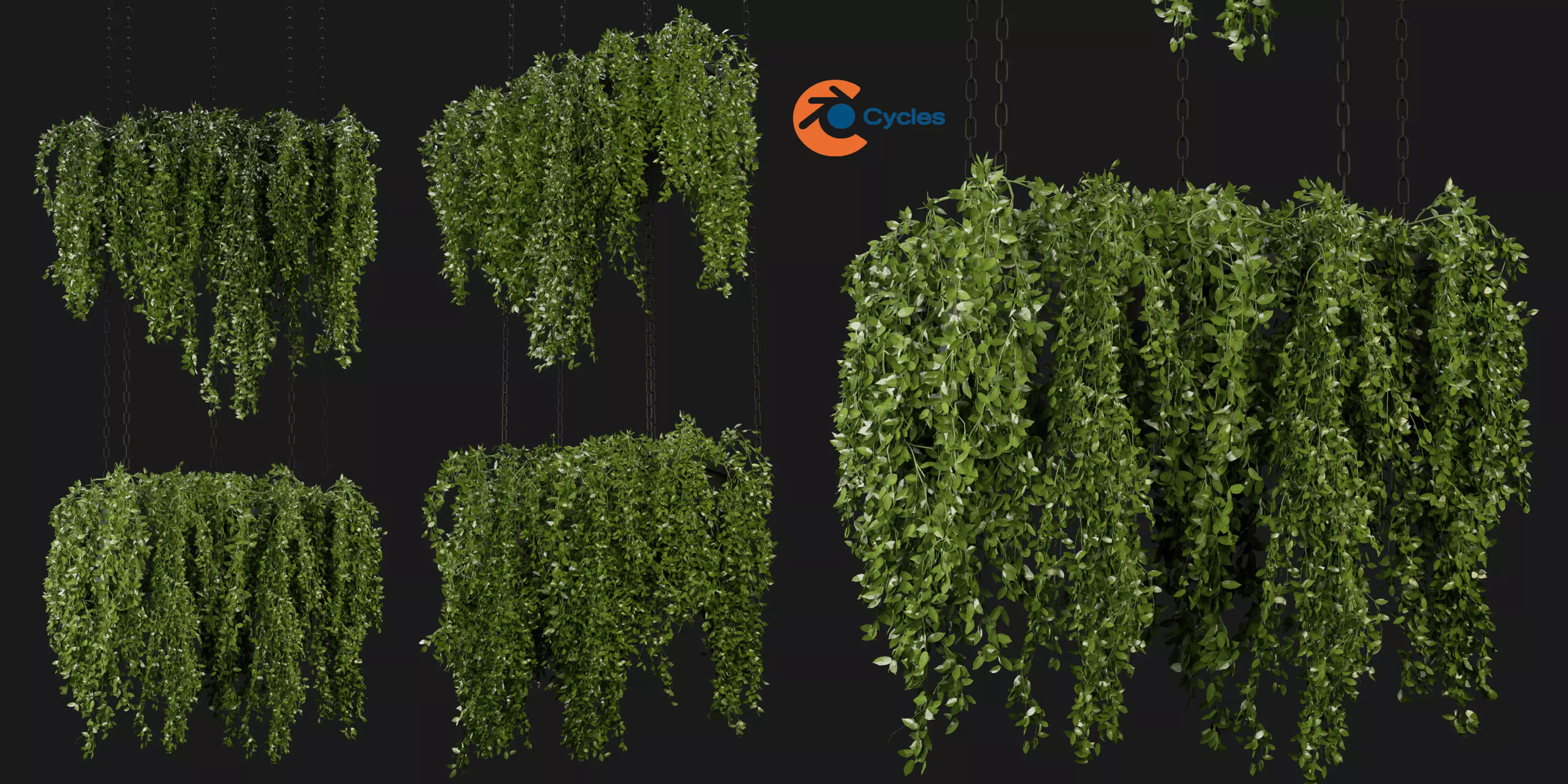 Collection plant vol 213 - blender model 3D model_0
