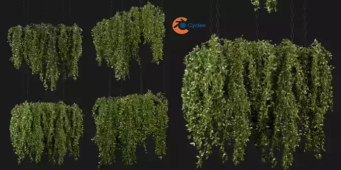 Collection plant vol 213 - blender model 3D model