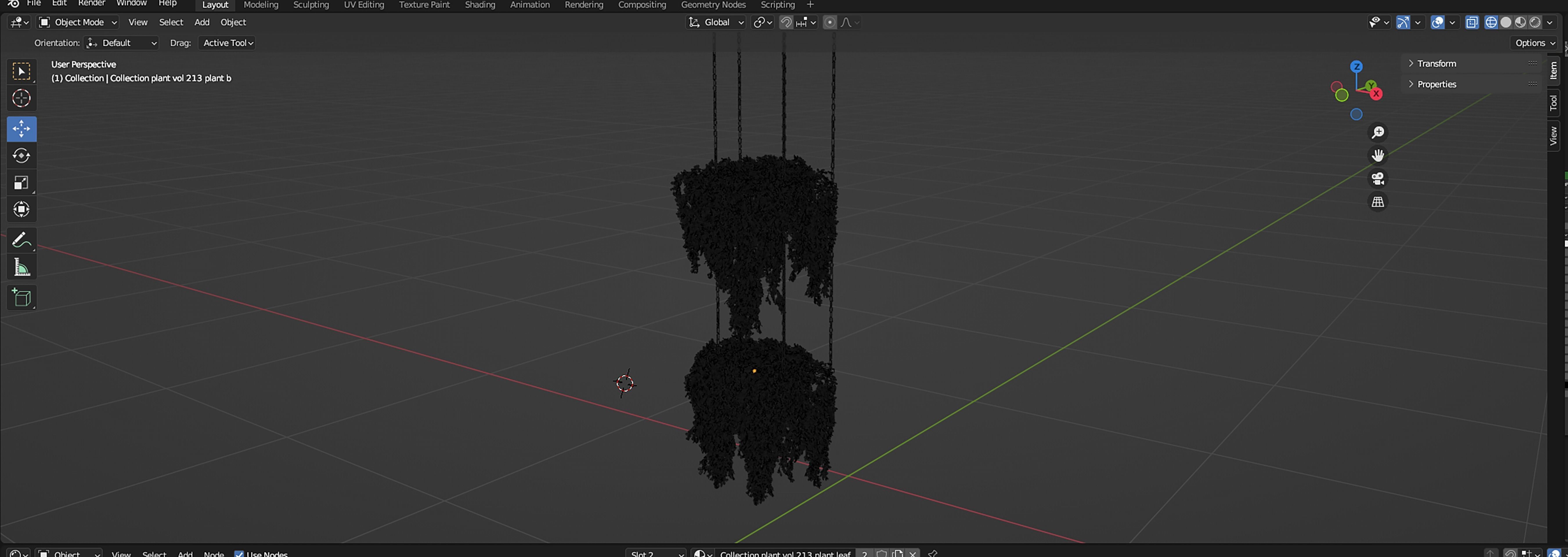 Collection plant vol 213 - blender model 3D model_7
