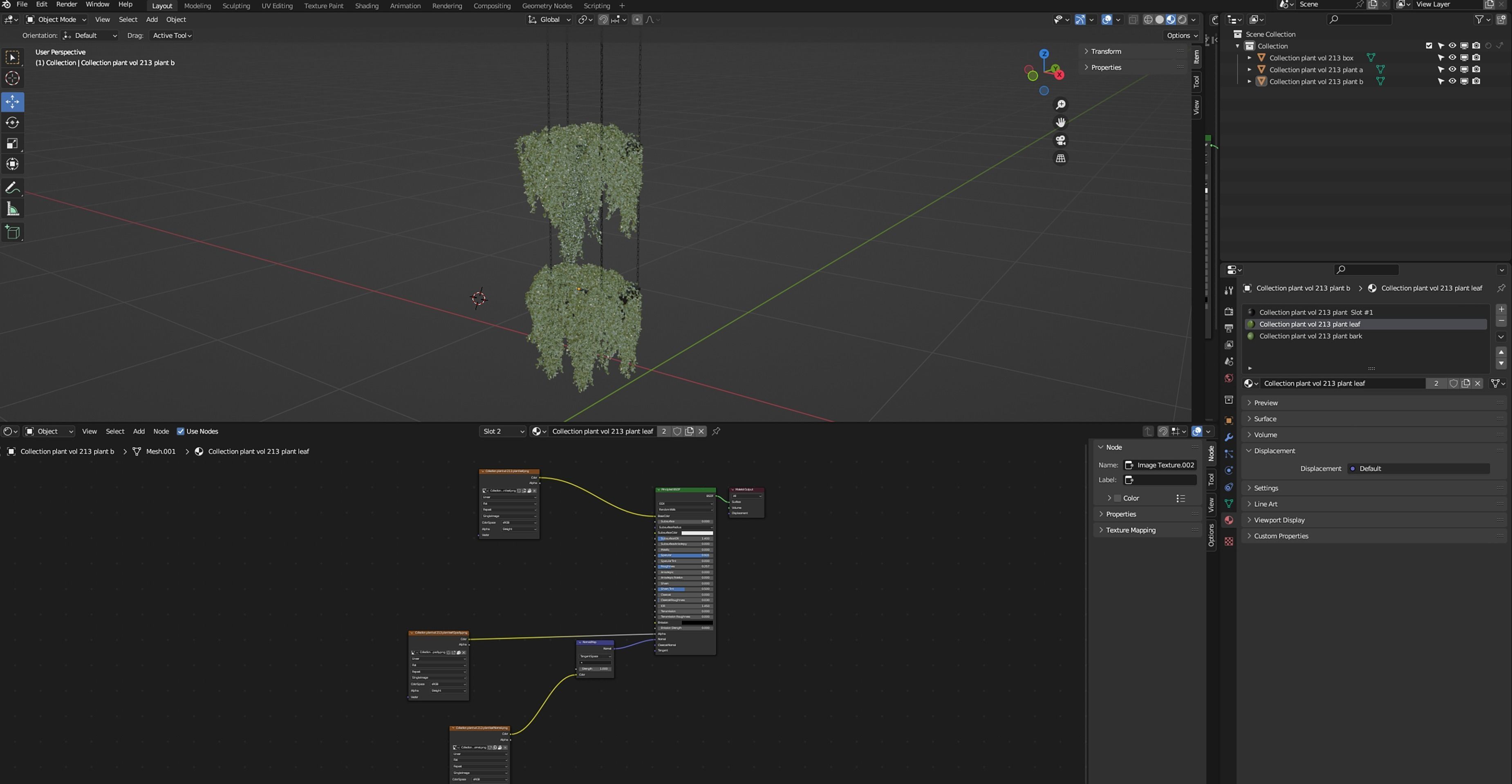 Collection plant vol 213 - blender model 3D model_6