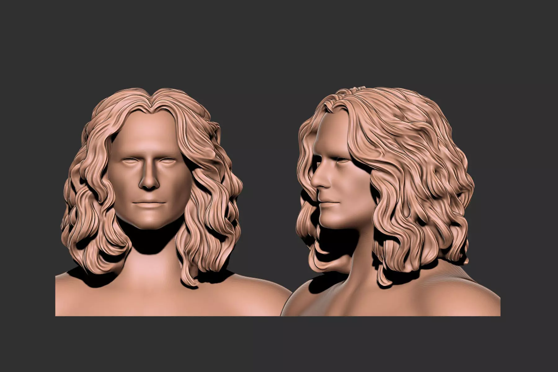 hair 47 3D print model