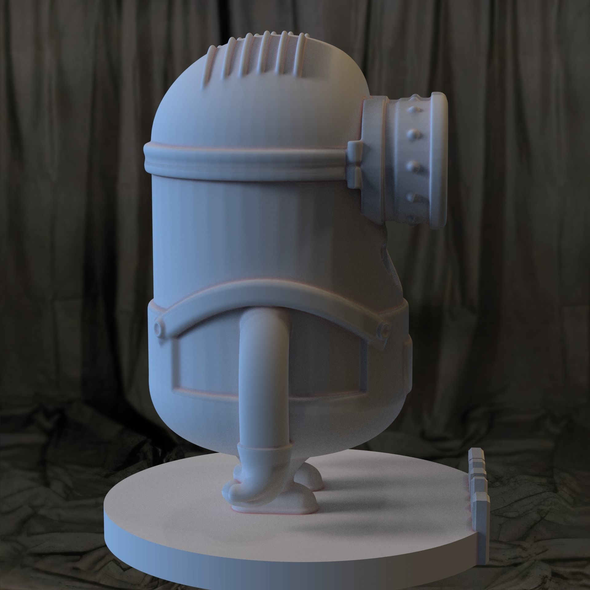 3D Printable Minion DAVE 3D print model_2
