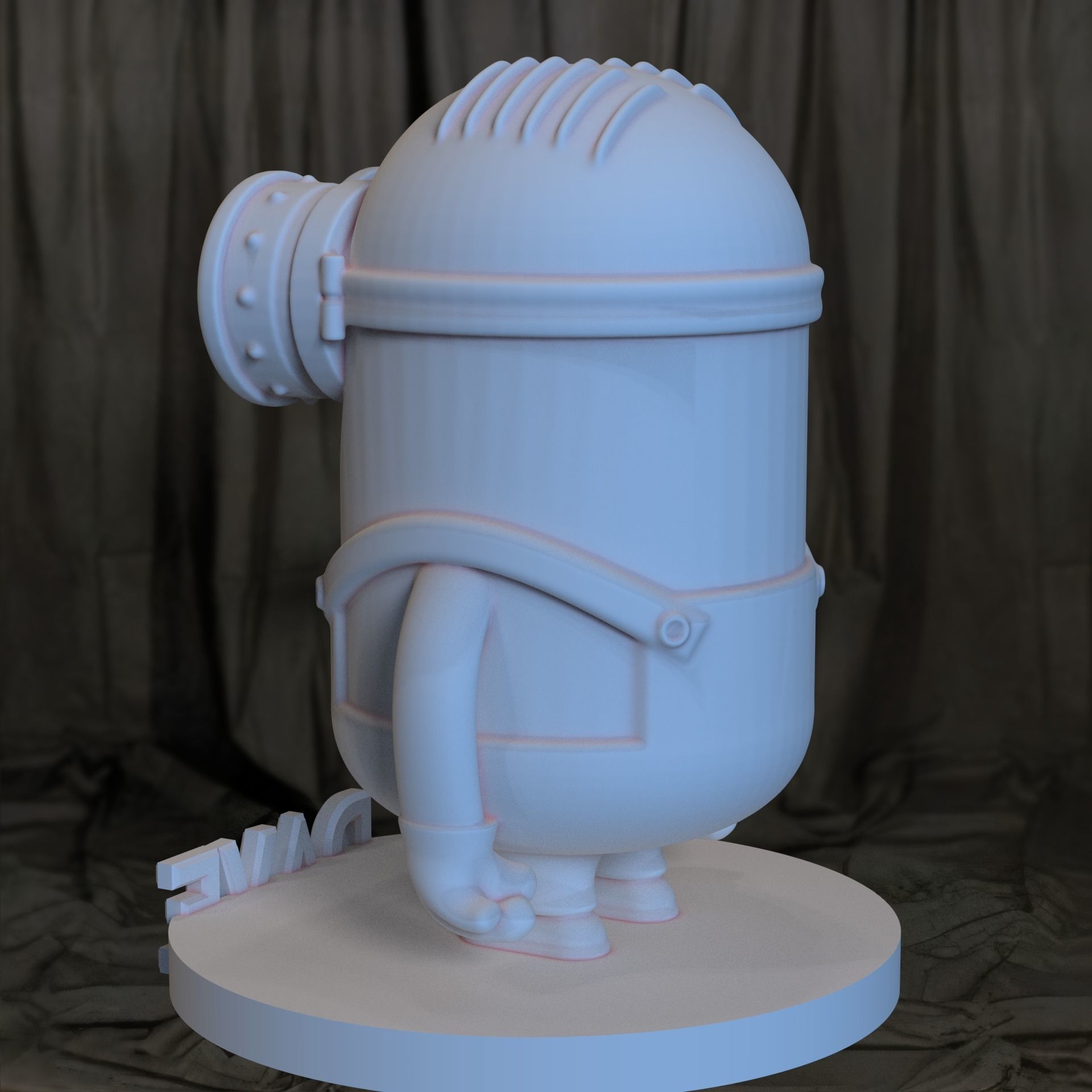 3D Printable Minion DAVE 3D print model_4